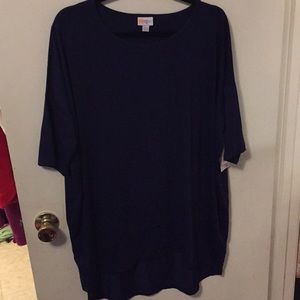 Lularoe xl solid blue Irma